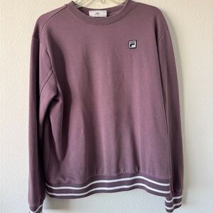 Fila Men's Mauve Crewneck Sweater